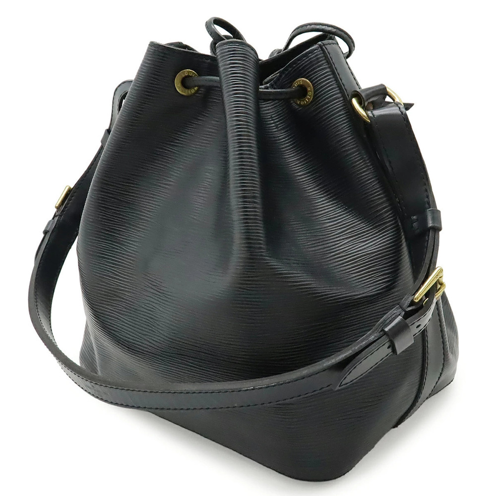 Louis Vuitton Bag Epi Hobo Black Shoulder Noir Drawstring Black